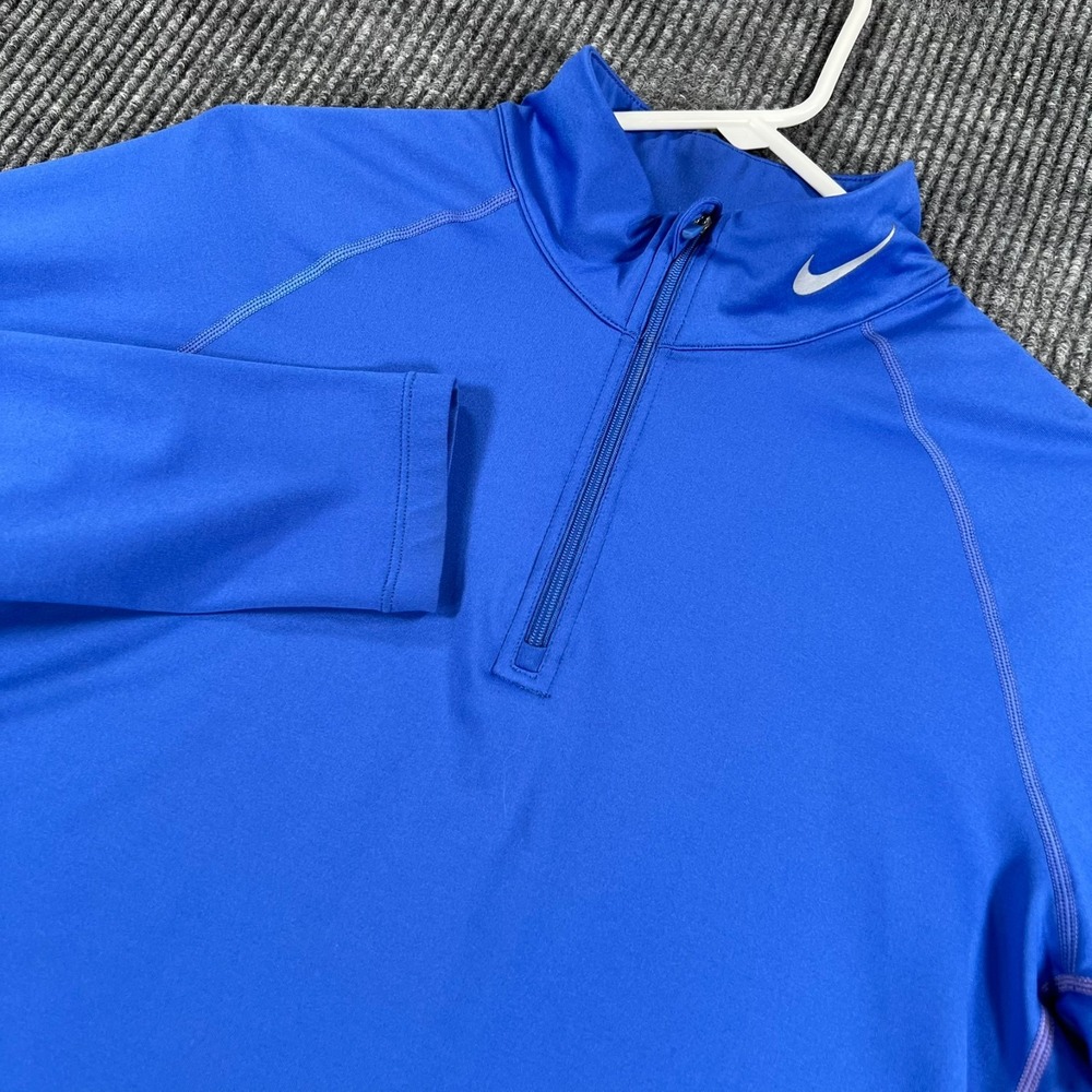 Nike Pro Combat Pullover Shirt Mens XL Extra Large Fitted Long Sleeve 1/4 Zip
